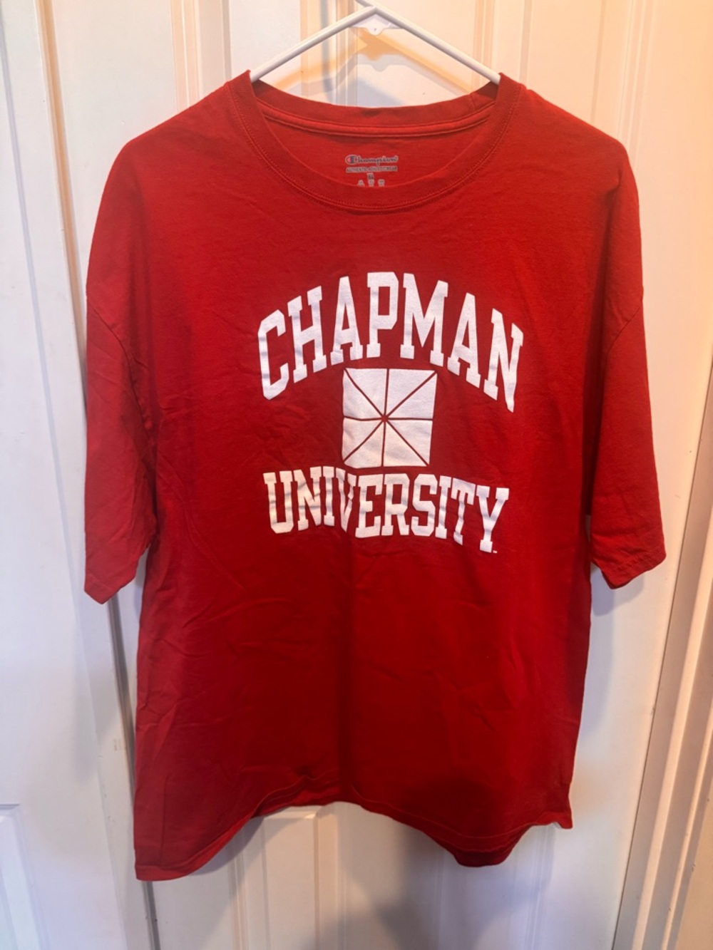 Champion Red Chapman University Graphic Tee